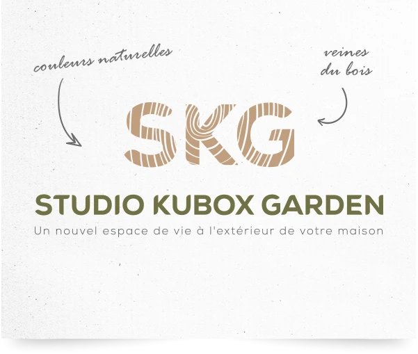 Création de logo pour l'entreprise Studio Kubox Garden